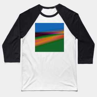 RED BLUE GREEN TEXTURE ART Baseball T-Shirt